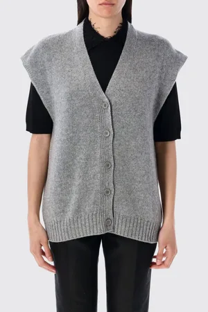 Fabiana Filippi Cardigan a v basic in cashmere