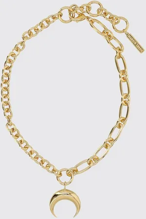 Marine Serre Collana New Moon in ottone