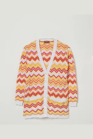 Missoni Cardigan a zig zag in cotone