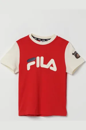Fila T-shirt in cotone con stampa logo