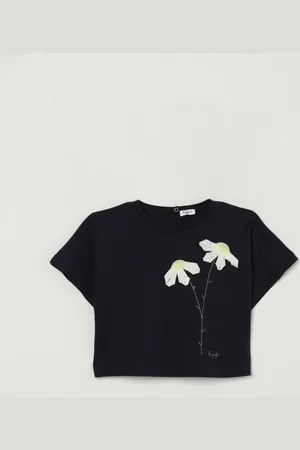 Il gufo T-shirt con fiore