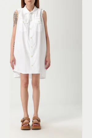 SACAI Abito chemisier in misto cotone
