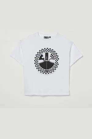 EA7 T-shirt in cotone stampato