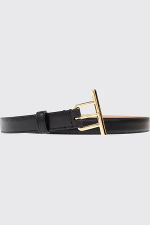 Alexander McQueen Cintura T-Bar in pelle