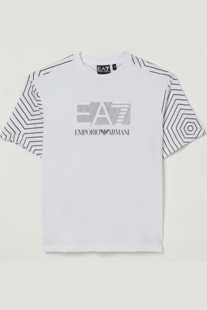 EA7 T-shirt in cotone con logo