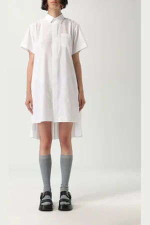 SACAI Abito chemisier in cotone a righe
