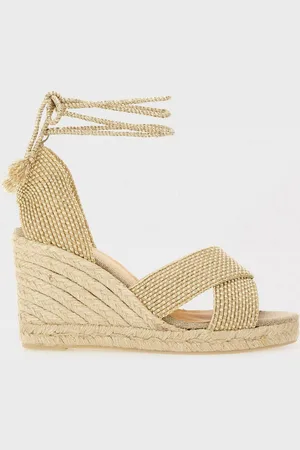Castaner Espadrillas Becca in canvas e rafia