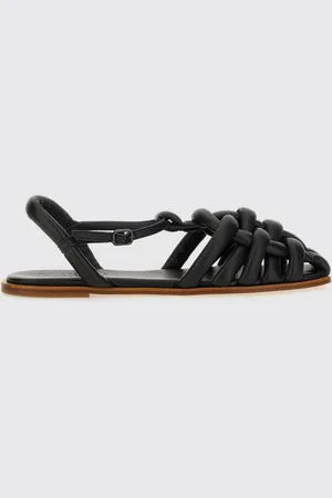 Hereu Sandalo Cabersa in nappa intrecciata