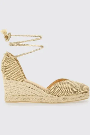 Castaner Espadrillas Cora in canvas e rafia