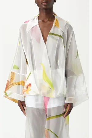 GENNY Blusa in crêpe con stampa floreale
