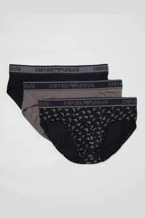 Emporio Armani Set 3 slip in cotone stretch