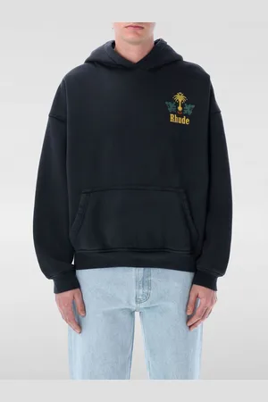 Rhude Felpa con cappuccio stampata