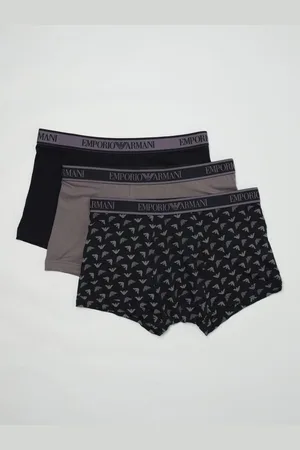 Emporio Armani Set 3 parigamba in cotone stretch