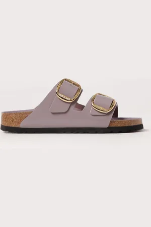 Birkenstock Sandalo Arizona Big Buckle in pelle spazzolata