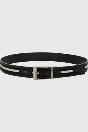 Bally Cintura in pelle a grana e nylon