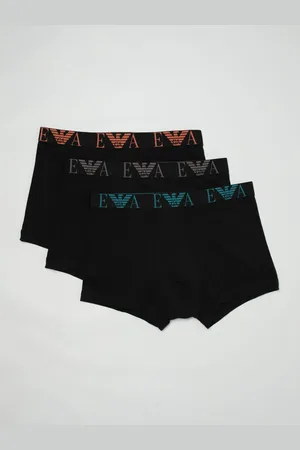 Emporio Armani Set 3 parigamba in cotone stretch