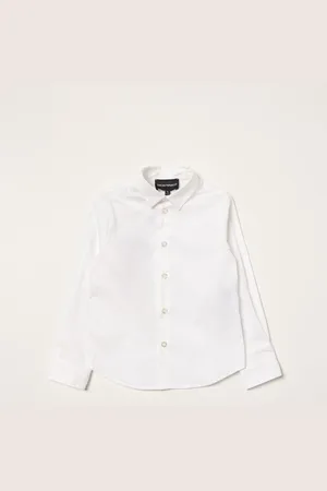 Emporio Armani Camicia in popeline con aquila