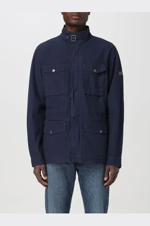 Barbour Polo in piquet con logo ricamato