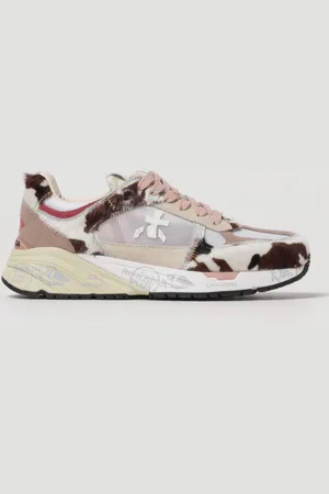 Premiata Sneakers Mased in cavallino e camoscio
