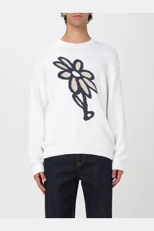 Maison Kitsuné Maglia a girocollo con grafica floreale Maison KitsunÉ