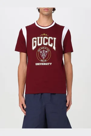 Gucci T-shirt in cotone con maxi logo