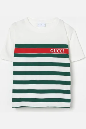 Gucci Maglia a righe Web in cotone