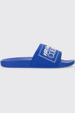 VERSACE Sandali slides con logo