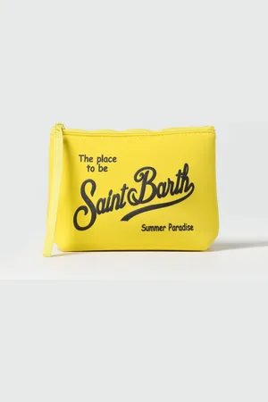 MC2 SAINT BARTH Pochette in neoprene con stampa a righe