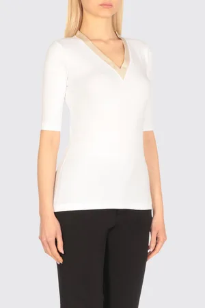 Fabiana Filippi T-shirt in cotone stretch