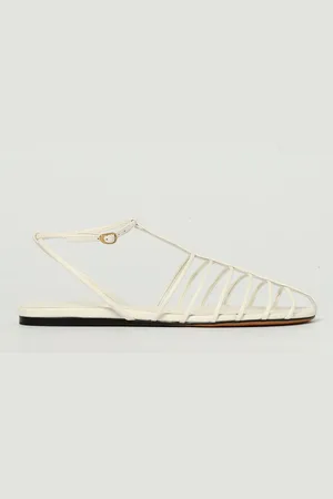 Proenza Schouler Sandalo Tee Cage in pelle