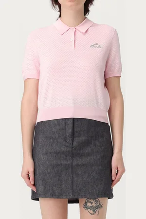 Alexander Wang Polo in viscosa con logo