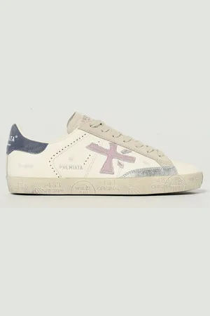 Premiata Sneakers Belle in mesh e pelle