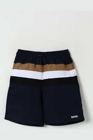HUGO BOSS Pantaloncino a righe in poliestere