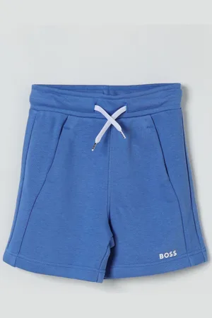 HUGO BOSS Shorts jogging in misto cotone con logo