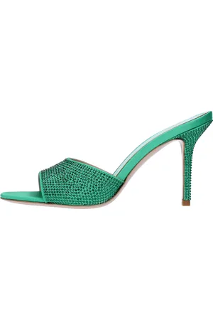 GEDEBE Mules modello GIGI 80 in raso e strass