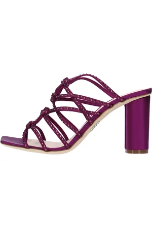 RODO Mules modello S0477 in raso e strass