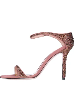 GEDEBE Sandali in raso e strass