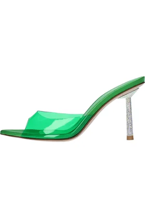 Lesilla Mules in pelle e PVC.