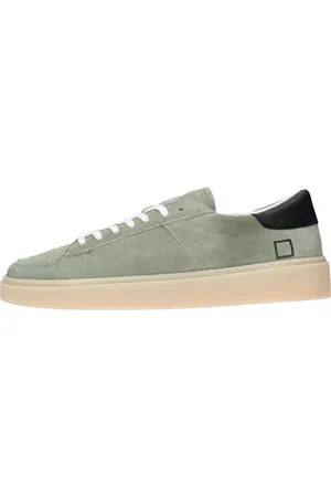 D.A.T.E. Sneakers modello M381-PN-PW-GR in camoscio.