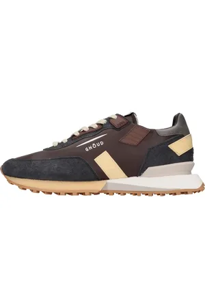 Ghoud Sneakers modello RUSH GROOVE in pelle, camoscio e tessuto