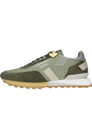 Ghoud Sneakers modello RUSH GROOVE in camoscio e tessuto