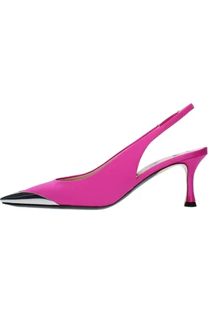 Nº21 Décolleté Slingback in raso