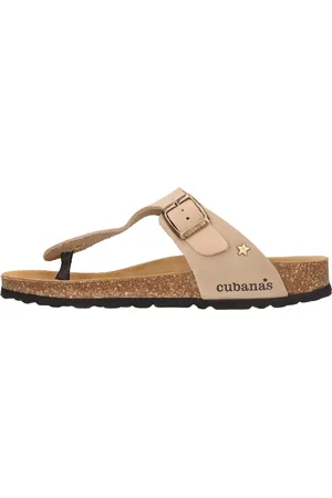 Cubanas Mules infradito in pelle