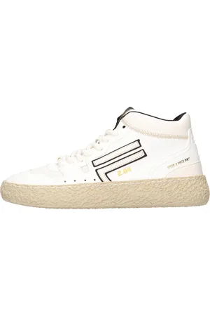 Puraai Sneakers alte in pelle e tessuto
