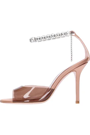 GEDEBE Sandali in raso strass e jelly