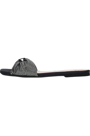 Nº21 Mules in raso e strass