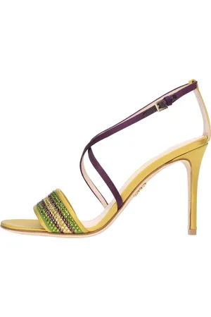 RODO Sandali modello S0219 in raso e strass