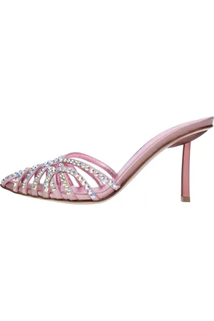 Lesilla Mules in raso e strass