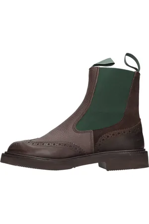 TRICKERS Stivaletti Beatles in pelle e tessuto