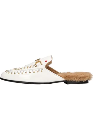 Parisienne Sabot in pelle strass e borchie